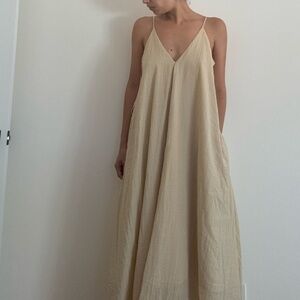 COS Light Tan Sleeveless Dress